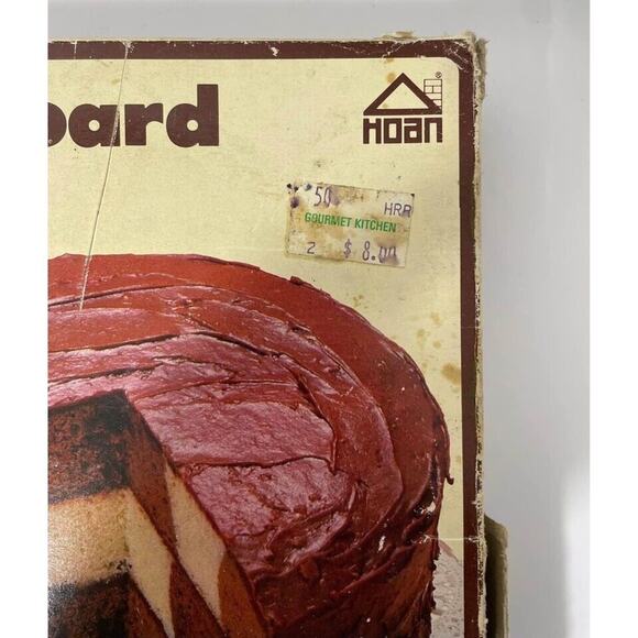 Vintage 1983 HOAN Checkerboard Cake Set Round Pan - Picture 6 of 10